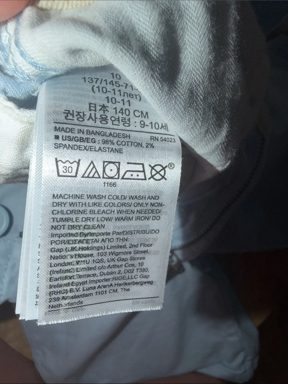 Boy’s Light Blue Casual Shorts